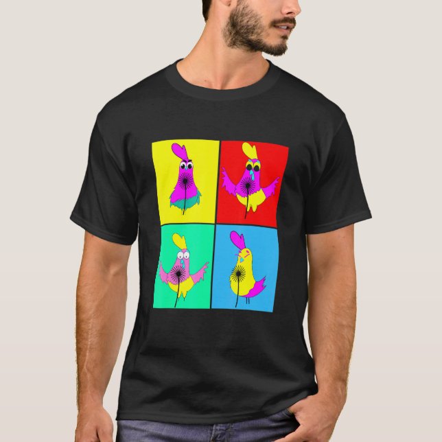 Camiseta Flor de Frango de Dente-de-Leão (Frente)
