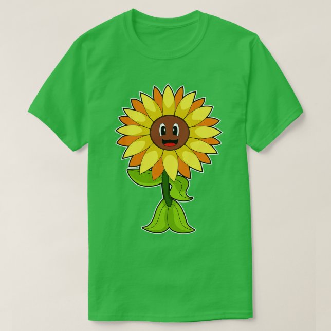 Camiseta Flor de Girassol (Frente do Design)
