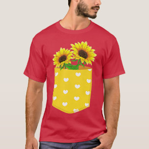 Camiseta Flor de girassol Flor Flor Flor Flores Foguetes Fo