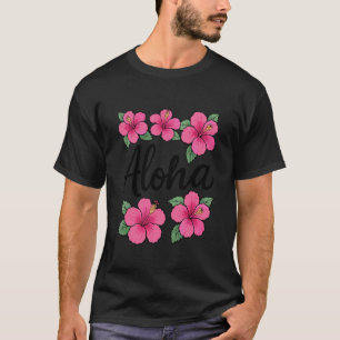 Camiseta Flor de Hibisco Aloha