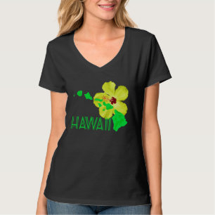 Camiseta Flor de Hibisco da Ilha do Havaí