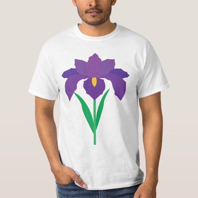 Camiseta Flor de Íris (Frente)