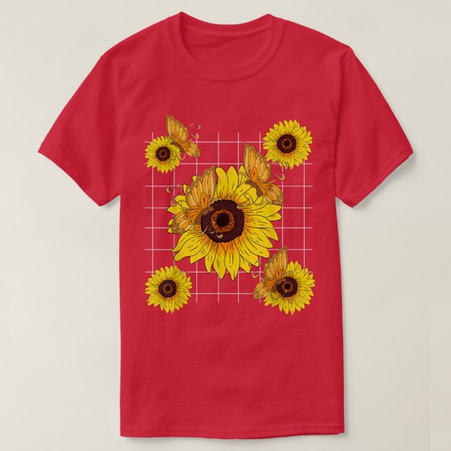Camiseta Flor de Jardineiro Flor Flores Borboletas Borbolet (Frente do Design)