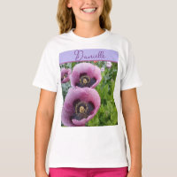 Flor de Lilás Roxo Nome de Meninas Aniversário