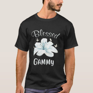 Camiseta Flor de Lírio Gammy Abençoada Personalizada