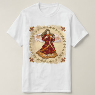 Camiseta Flor de lis anjo