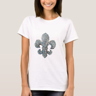 CAMISETA FLOR DE LIS DE CRISTAL