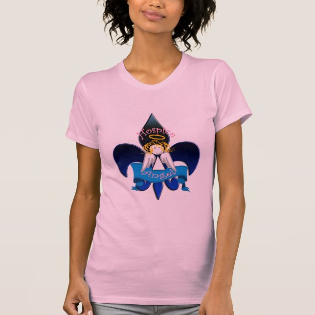 Camiseta Flor de lis do anjo do hospício (Frente)