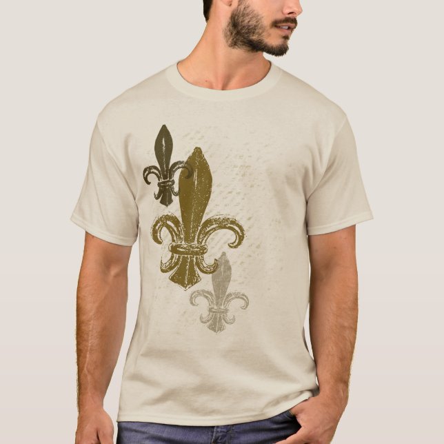 Camiseta Flor de lis três (Frente)