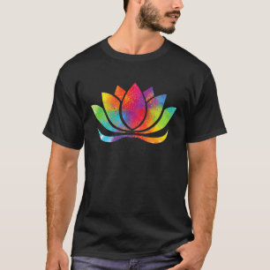 Camiseta Flor de Lótus Espiritual Nova Era Budista Yoga Ide