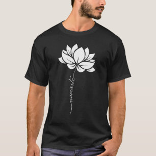 Camiseta Flor de Lótus Namaste Yoga Meditação Zen Boêmio