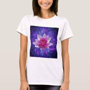 Camiseta Flor de lótus rosa e significado