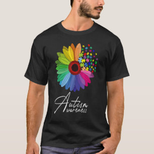 Camiseta Flor de Margarida Conscientização do Autismo para