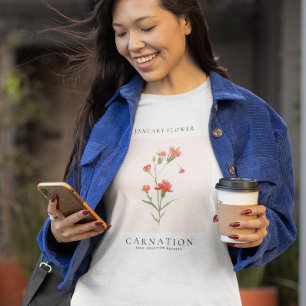 Camiseta Flor de Nascimento de Janeiro