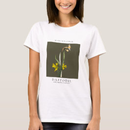 Camiseta Flor de Nascimento de Março