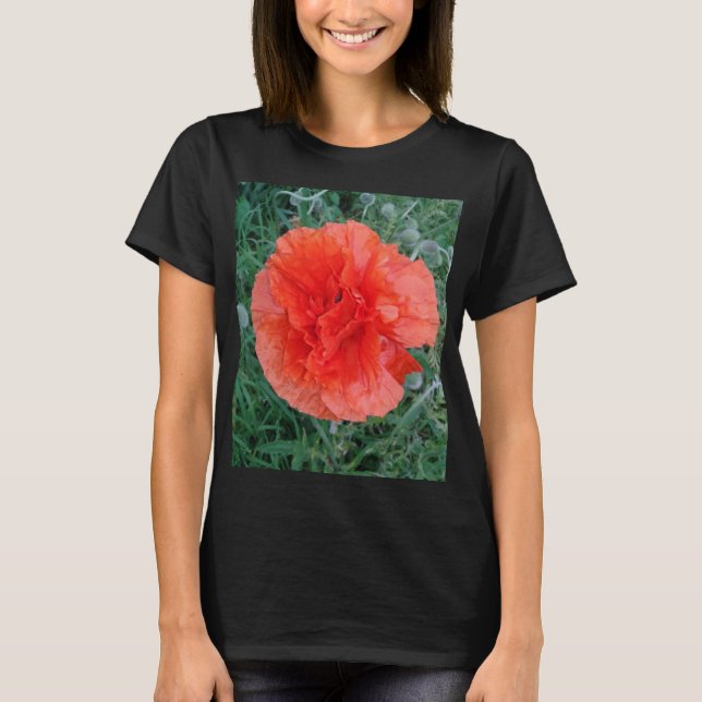 Camiseta Flor de Papoila Dupla Selvagem (Frente)