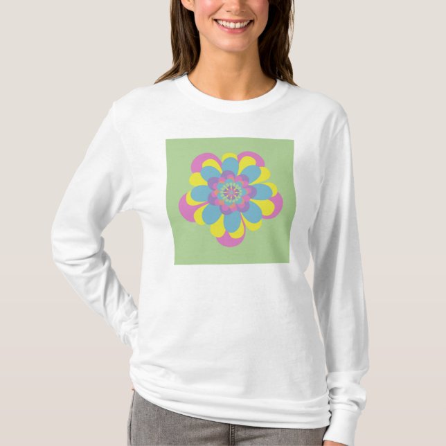 Camiseta Flor de Pastel (Frente)