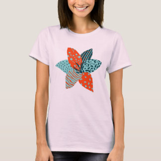 Camiseta Flor de patch