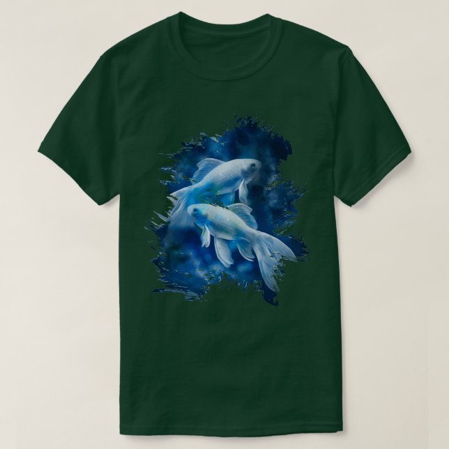 Camiseta flor de peixe (Frente do Design)