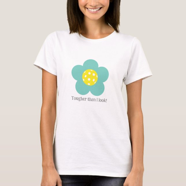 Camiseta Flor de Poder Pickleball (Frente)