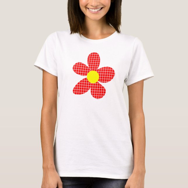 Camiseta Flor de Popart - Personalizado (Frente)