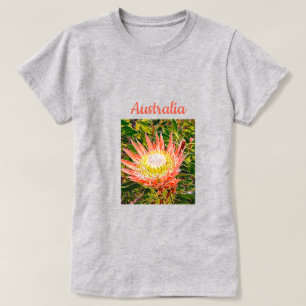Camiseta Flor de proteína viagem impressão australiana