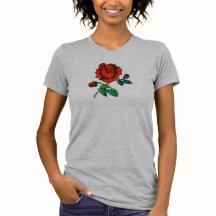 Flor de Rosa Meia-Tinta Arte Fina