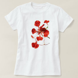 Camiseta Flor de T-Shirt feminino