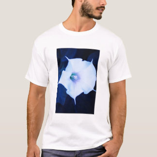 Camiseta flor de trombeta branca do anjo