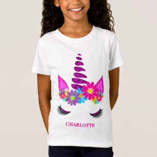 Camiseta Flor de Unicórnio Super Bonita, Girassol Personal