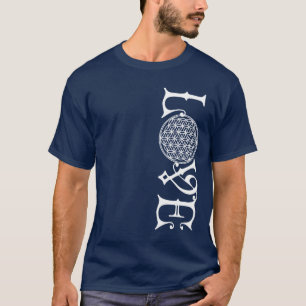 Camiseta Flor de Vida - Alface de amor tatuagem branca