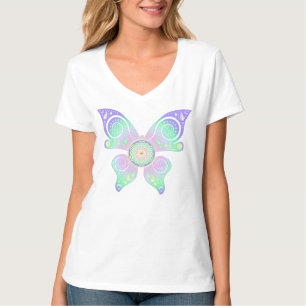 Camiseta Flor de Vida / Blume des Lebens - borboleta