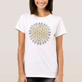 Camiseta Flor de Vida / Blume des Lebens - Mãos Espirituosa
