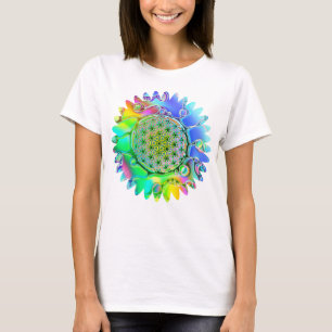 Camiseta Flor De Vida - Flor Geométrico 5
