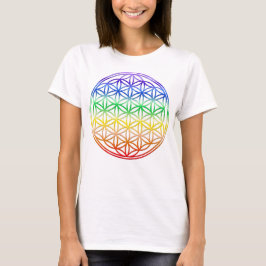 Camiseta Flor de Vida Fluido Superior