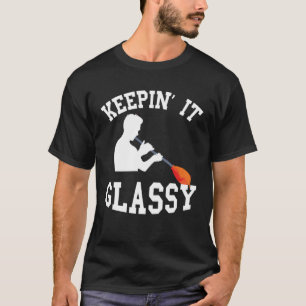 Camiseta Flor De Vidro Vidro Gelado De Manequim