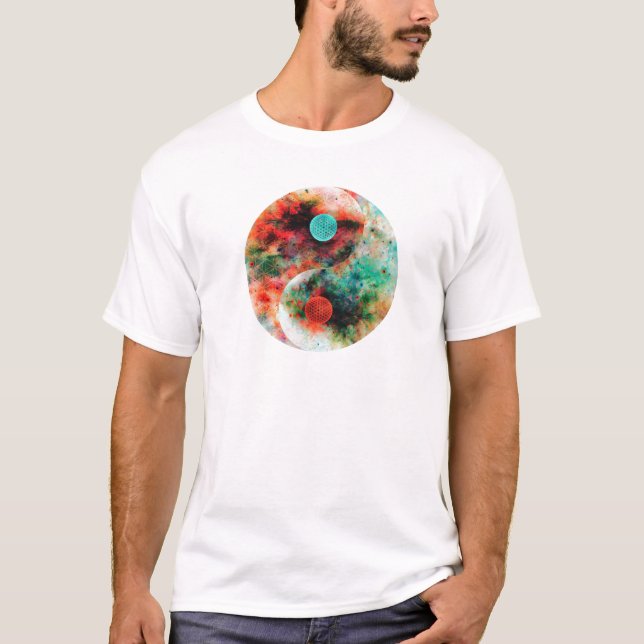 Camiseta Flor de Yin Yang (Frente)