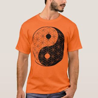 Camiseta Flor de Yin Yang da vida