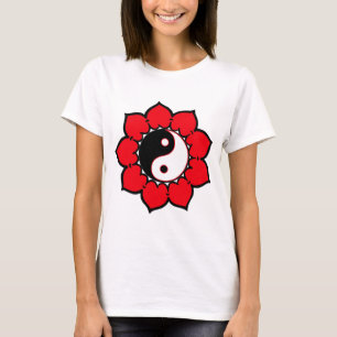 Camiseta Flor de Yin Yang Lotus