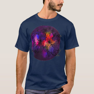Camiseta Flor Diuril Preto