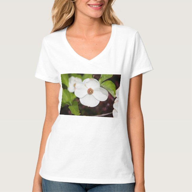 Camiseta Flor do Dogwood (Frente)