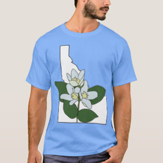 Camiseta Flor do Estado de Idaho 1