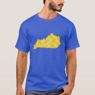 Camiseta Flor do Estado de Kentucky Giant Goldenrod Superdi