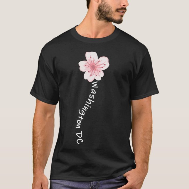 Camiseta Flor Do Flor Do Blossom De Cherry Washington Dc (Frente)