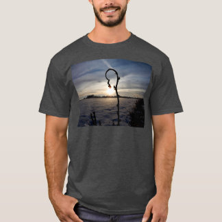 Camiseta flor do girassol de inverno