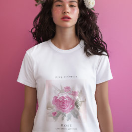 Camiseta Flor do Mês de Nascimento de Junho