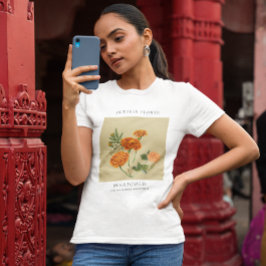 Camiseta Flor do Mês de Nascimento de Outubro