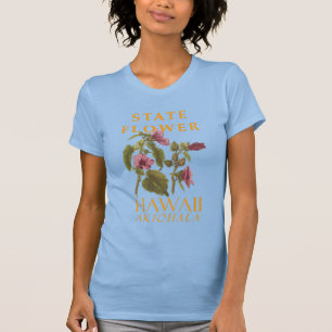 Camiseta Flor do Território do Havaí O Hibiscus furcellatus