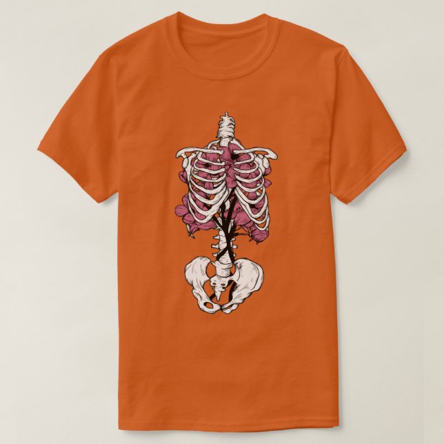 Camiseta Flor e ossos (Frente do Design)