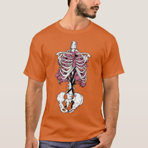 Camiseta Flor e ossos
